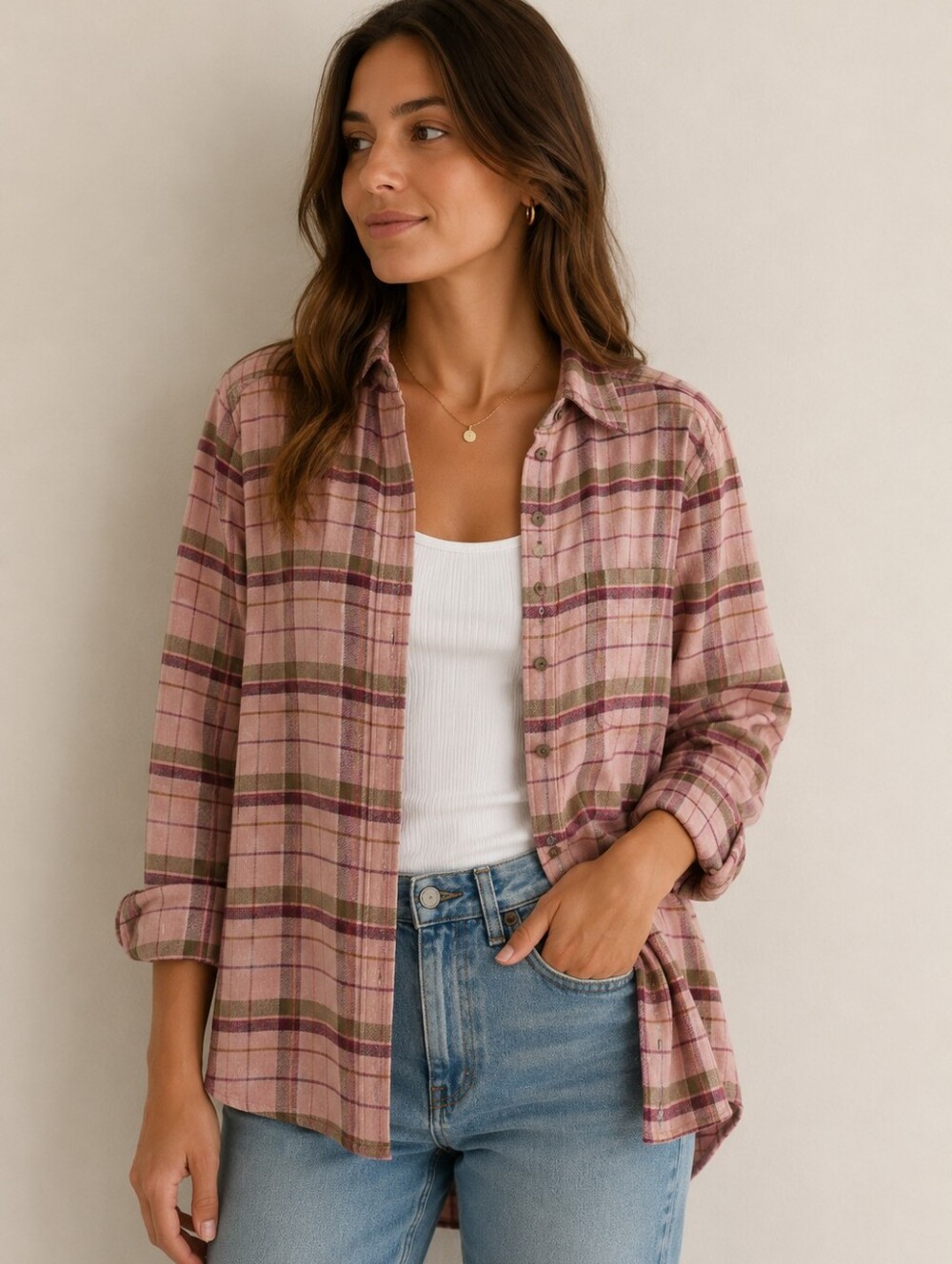 Wilfred Free Flannel Shirt - Picture 1 of 4